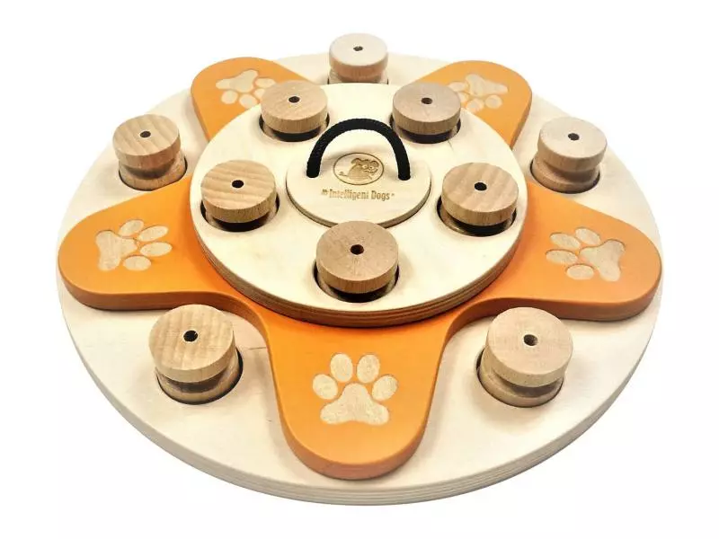 My Intelligent Dogs Strategie-Spiel Hundeblume aus Holz 1 My Intelligent Dogs Strategie-Spiel Hundeblume aus Holz