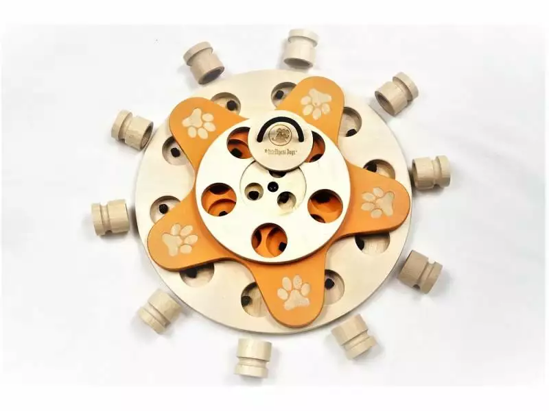 My Intelligent Dogs Strategie-Spiel Hundeblume aus Holz 2 My Intelligent Dogs Strategie-Spiel Hundeblume aus Holz - Image 2