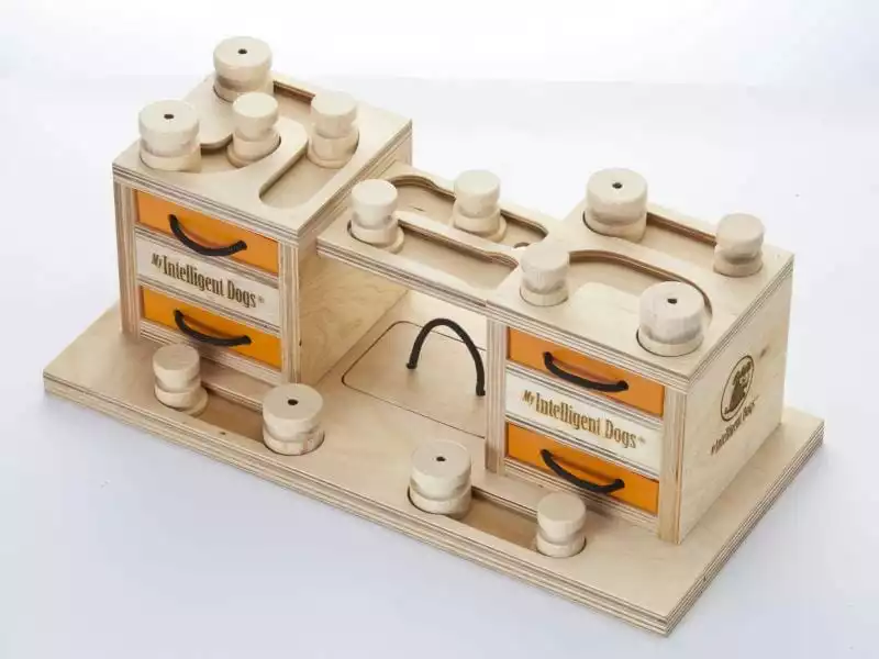My Intelligent Dogs Strategie-Spiel 2 Türme aus Holz 3 My Intelligent Dogs Strategie-Spiel 2 Türme aus Holz - Image 3