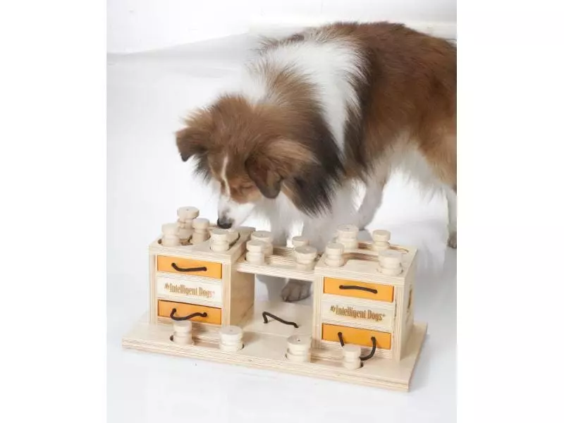 My Intelligent Dogs Strategie-Spiel 2 Türme aus Holz 2 My Intelligent Dogs Strategie-Spiel 2 Türme aus Holz - Image 2