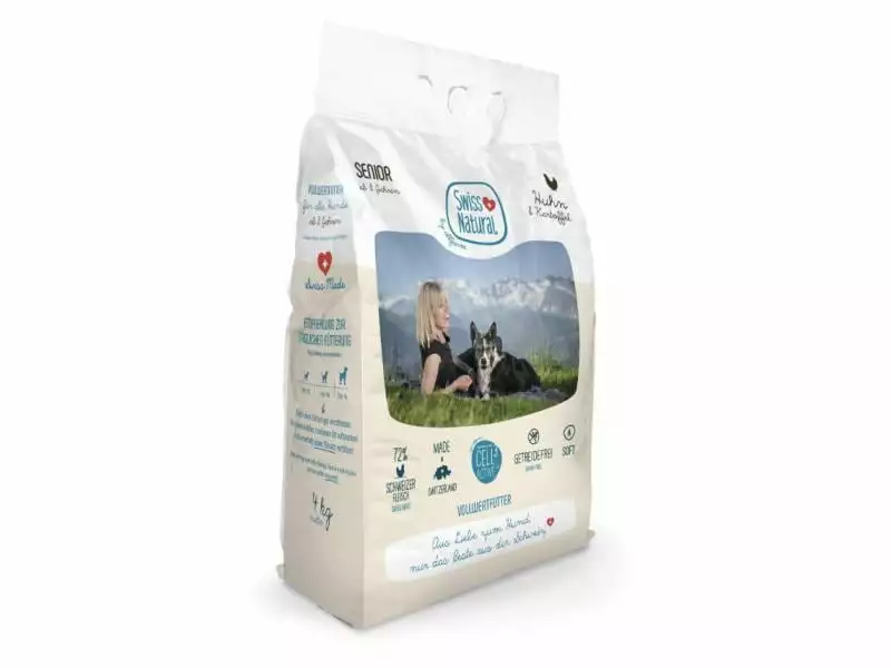 Swiss Natural Halbfeuchtfutter Senior Soft Huhn & Kartoffeln, 12 kg 2 Swiss Natural Halbfeuchtfutter Senior Soft Huhn & Kartoffeln, 12 kg - Image 2