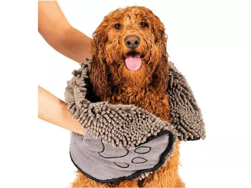 Dogs smarter by design Handtuch Dirty Dog Shammy Towel Grau 2 Dogs smarter by design Handtuch Dirty Dog Shammy Towel Grau - Image 2