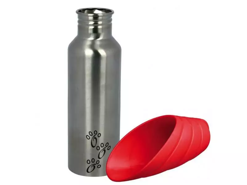 Trixie Flasche mit Trinknapf 750 ml 2 Trixie Flasche mit Trinknapf 750 ml - Image 2