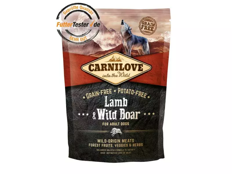 Carnilove Trockenfutter Dog Adult Lamm & Wildschwein, 1.5 kg 1 Carnilove Trockenfutter Dog Adult Lamm & Wildschwein, 1.5 kg