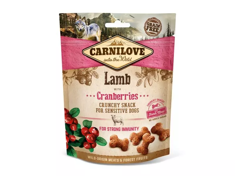 Carnilove Leckerli Dog Crunchy Lamm & Cranberries, 200 g 1 Carnilove Leckerli Dog Crunchy Lamm & Cranberries, 200 g