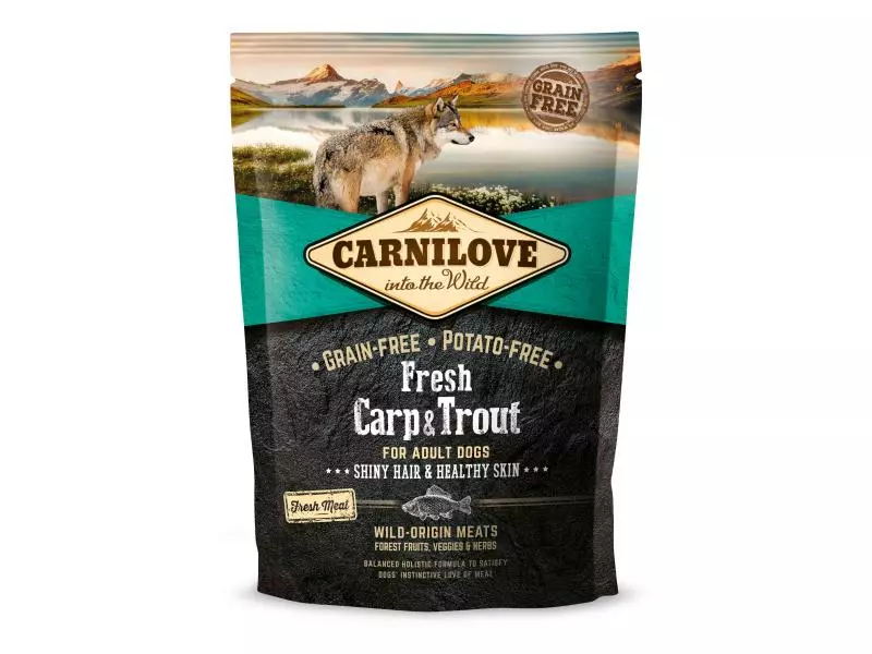 Carnilove Trockenfutter Dog Adult Fresh Karpfen & Forelle, 1.5 kg 1 Carnilove Trockenfutter Dog Adult Fresh Karpfen & Forelle, 1.5 kg