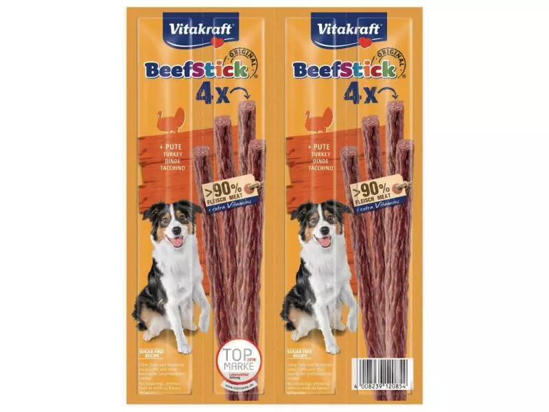 Vitakraft Leckerli Beef-Stick Pute, 4 Stück 1 Vitakraft Leckerli Beef-Stick Pute, 4 Stück