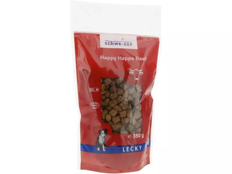 LECKY Happy Happs Beef Mini, 350 g 1 LECKY Happy Happs Beef Mini, 350 g