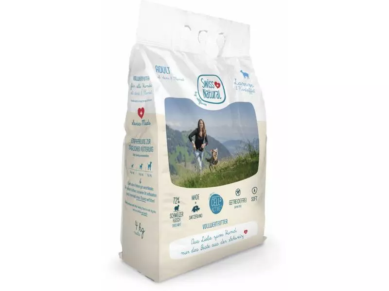 Swiss Natural Halbfeuchtfutter Soft Adult Lamm & Kartoffel, 4 kg 1 Swiss Natural Halbfeuchtfutter Soft Adult Lamm & Kartoffel, 4 kg