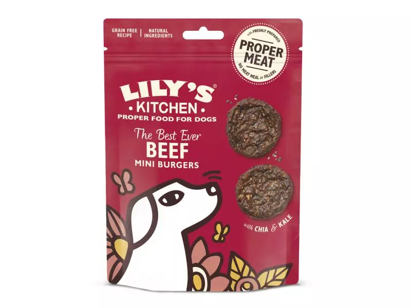 Lily's Kitchen Leckerli Beef Mini Burgers, 70 g 1 Lily's Kitchen Leckerli Beef Mini Burgers, 70 g