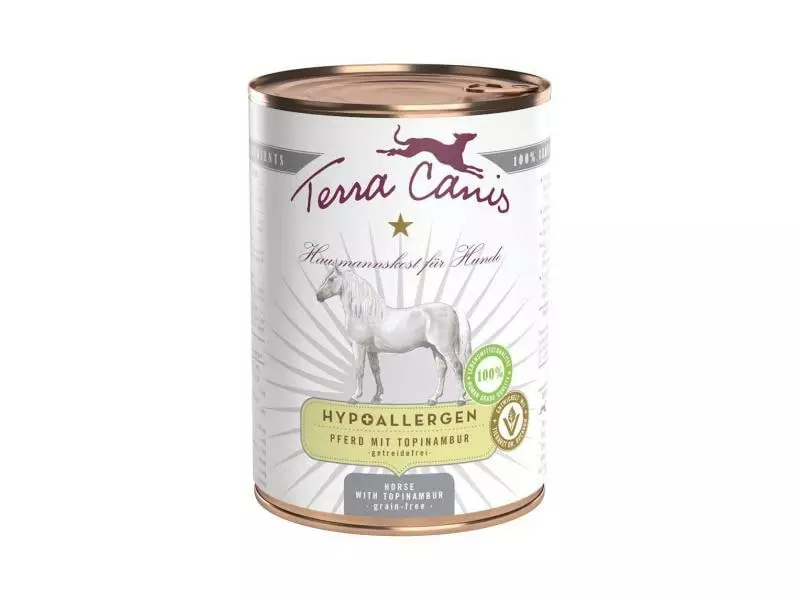 Terra Canis Nassfutter Hypoallergen Pferd, 400 g 1 Terra Canis Nassfutter Hypoallergen Pferd, 400 g