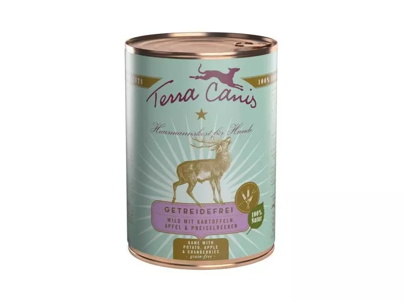 Terra Canis Nassfutter Menü getreidefrei mit Wild, 400 g 1 Terra Canis Nassfutter Menü getreidefrei mit Wild, 400 g