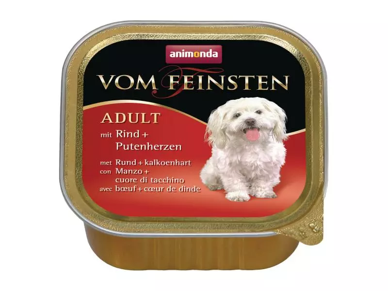 Animonda Nassfutter Vom Feinsten Adult Rind & Putenherzen, 150 g 1 Animonda Nassfutter Vom Feinsten Adult Rind & Putenherzen, 150 g