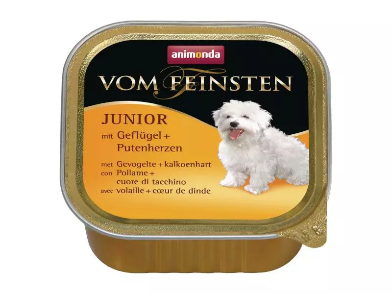 Animonda Nassfutter Vom Feinsten Junior Geflügel+Putenherzen 1 Animonda Nassfutter Vom Feinsten Junior Geflügel+Putenherzen