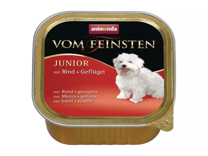Animonda Nassfutter Vom Feinsten Junior mit Rind+Geflügel 1 Animonda Nassfutter Vom Feinsten Junior mit Rind+Geflügel