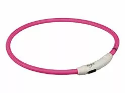 Trixie Leuchtring Safer Life L-XL pink