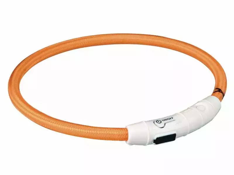 Trixie Leuchtring Safer Life M-L orange 1 Trixie Leuchtring Safer Life M-L orange