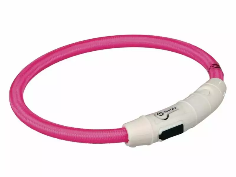Trixie Leuchtring Safer Life XS-S pink 1 Trixie Leuchtring Safer Life XS-S pink