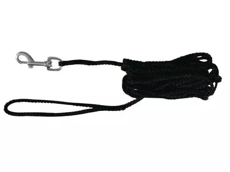 Trixie Schleppleine Rundschnur 10 m / ø 5 mm, Schwarz 1 Trixie Schleppleine Rundschnur 10 m / ø 5 mm, Schwarz