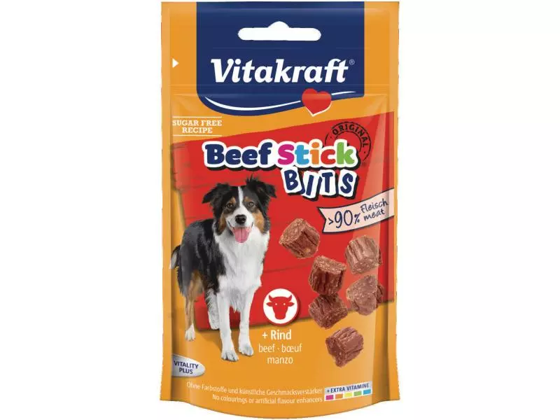 Vitakraft Leckerli Beef-Stick Bits Rind, Multipack 5 x 40 g 2 Vitakraft Leckerli Beef-Stick Bits Rind, Multipack 5 x 40 g - Image 2