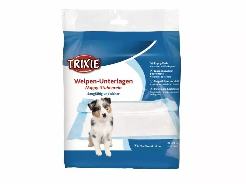 Trixie Hygiene-Unterlage Nappy Stubenrein, 30 x 50 cm, 7 Stk. 1 Trixie Hygiene-Unterlage Nappy Stubenrein, 30 x 50 cm, 7 Stk.