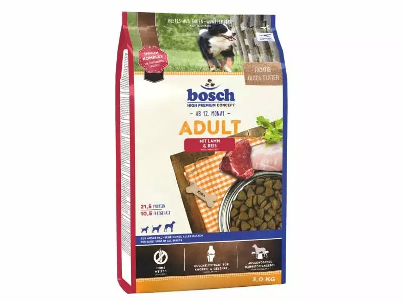 Bosch Tiernahrung Trockenfutter Adult Lamm & Reis, 3 kg 1 Bosch Tiernahrung Trockenfutter Adult Lamm & Reis, 3 kg