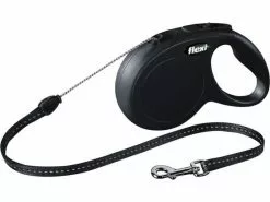 Flexi Hundeleine New Classic S Seil, 8 m, schwarz
