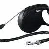 Flexi Hundeleine New Classic M Seil, 8 m, schwarz